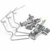 Аксессуары Клип Сад Стекло Теплица Остекление Гвоздь 50pcs x Z Clips+50pcs x W — для теплица